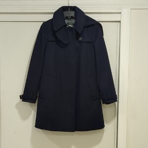 J. Crew Wool Coat Navy Coat